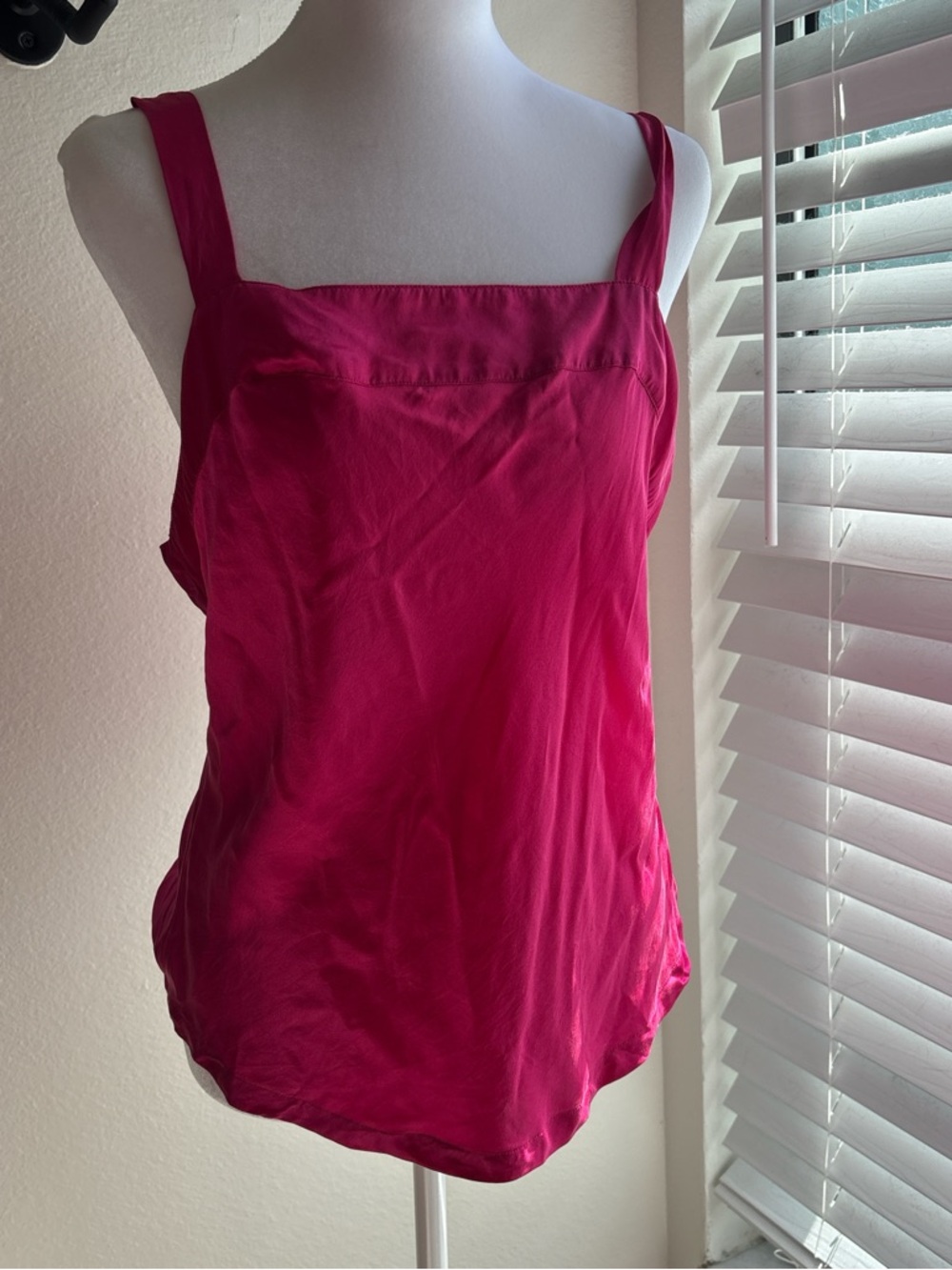 Gold label Victoria's Secret Hot Pink Square-Neck top